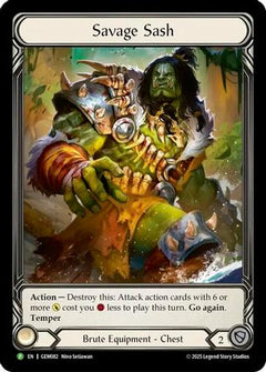 Savage Sash [GEM082] (GEM Pack 3)  Rainbow Foil-1
