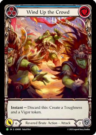 Wind Up the Crowd [GEM085] (GEM Pack 3)  Rainbow Foil-1