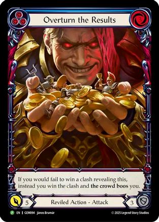 Overturn the Results [GEM094] (GEM Pack 3)  Rainbow Foil-1