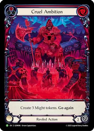Cruel Ambition [GEM096] (GEM Pack 3)-1