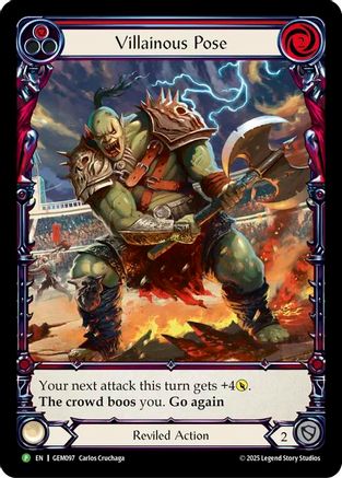 Villainous Pose [GEM097] (GEM Pack 3)  Rainbow Foil-1