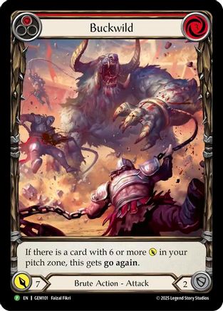 Buckwild [GEM101] (GEM Pack 3)  Rainbow Foil-1