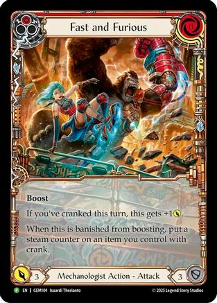 Fast and Furious [GEM104] (GEM Pack 3)  Rainbow Foil-1