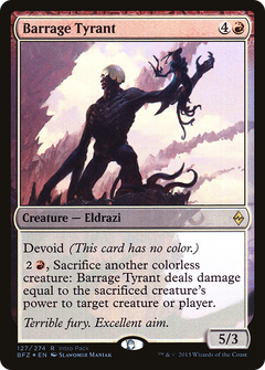 Barrage Tyrant (Intro Pack) [Battle for Zendikar Promos]-1