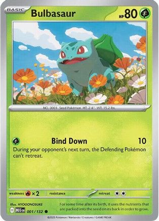 Bulbasaur (001/132) [Mega Evolution: Base Set]-1
