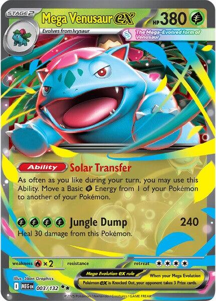 Mega Venusaur ex (003/132) [Mega Evolution: Base Set]-1