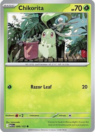 Chikorita (008/132) [Mega Evolutions: Base Set]-1