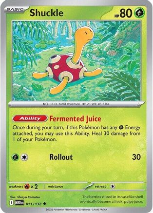 Shuckle (011/132) [Mega Evolutions: Base Set]-1