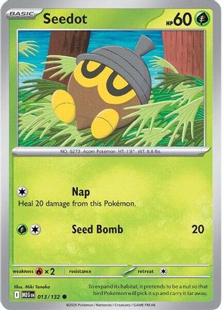 Seedot (013/132) [Mega Evolution: Base Set]-1