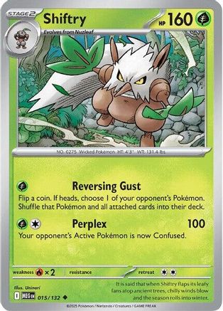 Shiftry (015/132) [Mega Evolution: Base Set]-1