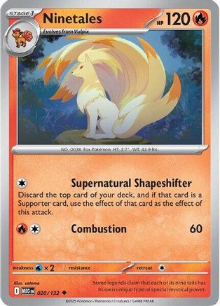 Ninetales (020/132) [Mega Evolution: Base Set]-1