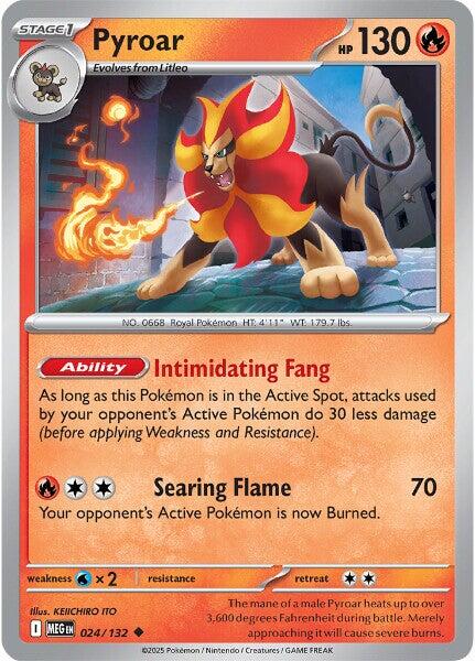 Pyroar (024/132) [Mega Evolution: Base Set]-1