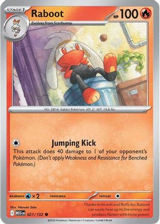 Raboot (027/132) [Mega Evolution: Base Set]-1