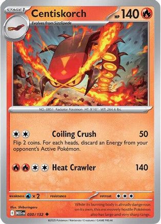 Centiskorch (030/132) [Mega Evolution: Base Set]-1