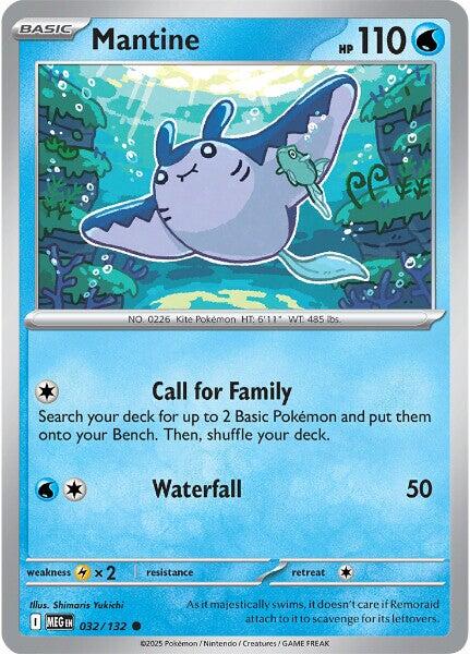 Mantine (032/132) [Mega Evolution: Base Set]-1