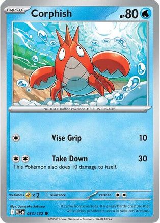 Corphish (033/132) [Mega Evolutions: Base Set]-1