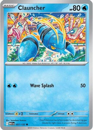 Clauncher (037/132) [Mega Evolution: Base Set]-1