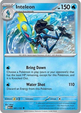 Inteleon (041/132) [Mega Evolution: Base Set]