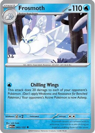 Frosmoth (043/132) [Mega Evolution: Base Set]-1