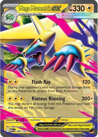 Mega Manectric ex (050/132) [Mega Evolution: Base Set]-1