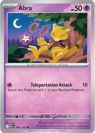 Abra (054/132) [Mega Evolution: Base Set]-1