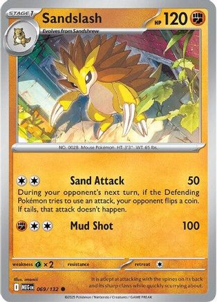 Sandslash (069/132) [Mega Evolution: Base Set]-1
