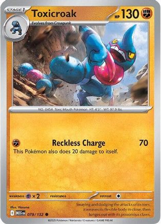 Toxicroak (079/132) [Mega Evolution: Base Set]-1
