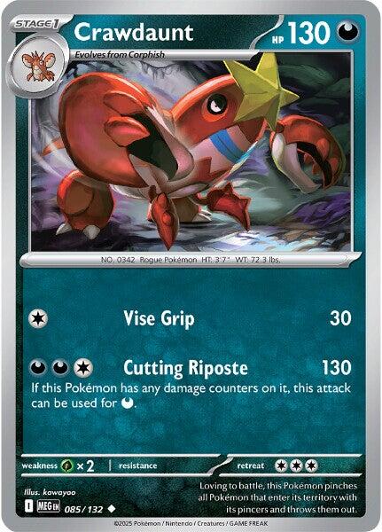 Crawdaunt (085/132) [Mega Evolution: Base Set]-1