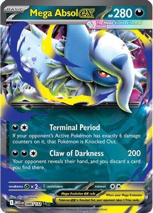 Mega Absol ex (086/132) [Mega Evolution: Base Set]-1