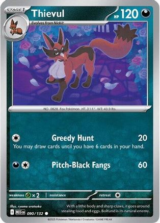 Thievul (090/132) [Mega Evolution: Base Set]-1