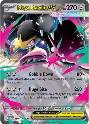 Mega Mawile ex (094/132) [Mega Evolution: Base Set]-1