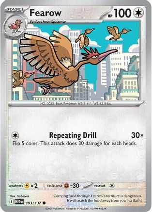 Fearow (103/132) [Mega Evolution: Base Set]-1