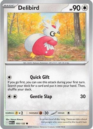 Delibird (105/132) [Mega Evolution: Base Set]-1