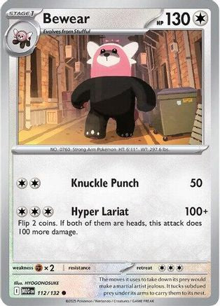 Bewear (112/132) [Mega Evolution: Base Set]-1