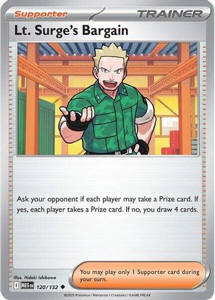 Lt. Surge's Bargain (120/132) [Mega Evolution: Base Set]-1