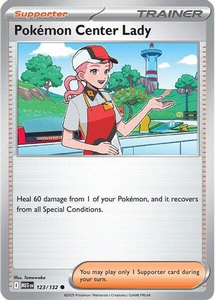 Pokemon Center Lady (123/132) [Mega Evolution: Base Set]-1