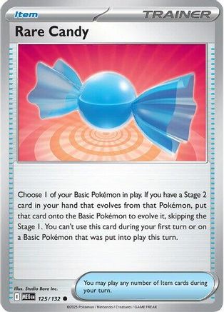 Rare Candy (125/132) [Mega Evolution: Base Set]-1