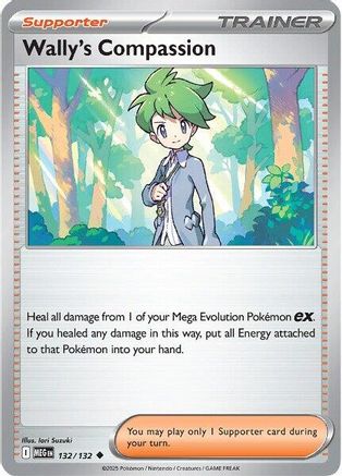 Wally's Compassion (132/132) [Mega Evolution: Base Set]-1