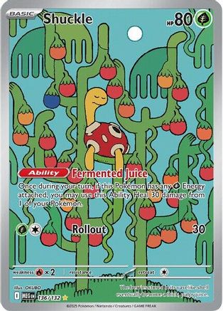 Shuckle (136/132) [Mega Evolution: Base Set]-1