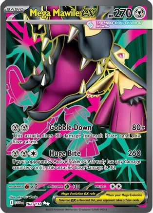 Mega Mawile ex (162/132) [Mega Evolution: Base Set]-1