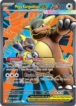 Mega Kangaskhan ex (164/132) [Mega Evolution: Base Set]-1