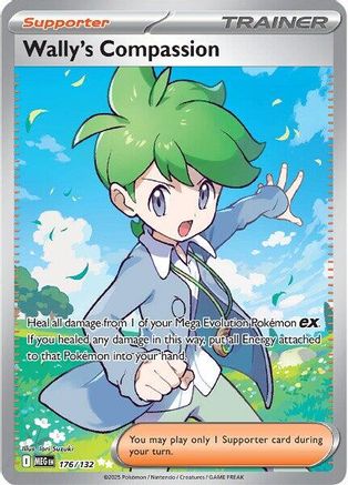 Wally's Compassion (176/132) [Mega Evolution: Base Set]-1