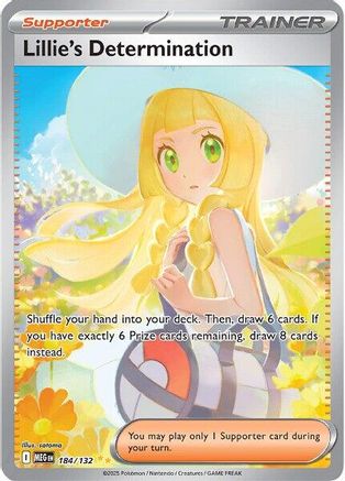 Lillie's Determination (184/132) [Mega Evolutions: Base Set]-1