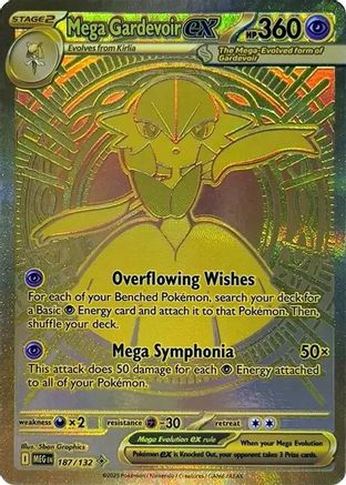Mega Gardevoir ex (187/132) [Mega Evolution: Base Set]-1