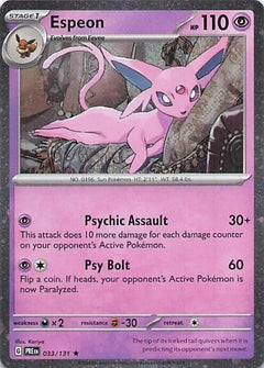 Espeon (033/131) (Cosmos Holo) [Miscellaneous Cards]-1
