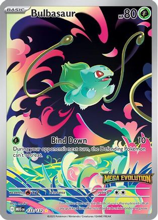 Bulbasaur (133/132) (Mega Evolution) [Mega Evolution: Base Set]-1