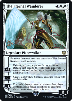 The Eternal Wanderer [Phyrexia: All Will Be One Prerelease Promos]-1