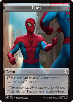 Copy // Human Citizen Double-Sided Token [Marvel's Spider-Man Tokens]-1