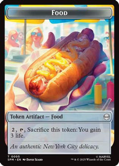Food // Robot Double-Sided Token [Marvel's Spider-Man Tokens]-4