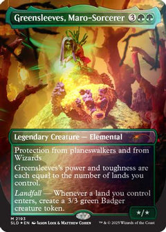Greensleeves, Maro-Sorcerer (Rainbow Foil) (SLD-2193) - Secret Lair Drop Series Foil-1